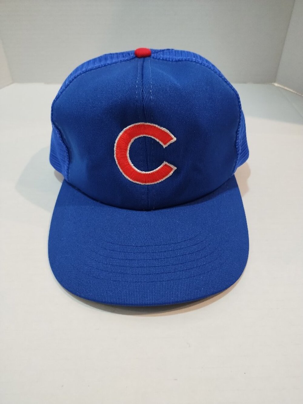 VTG Chicago Cubs MLB ANNCO Sports Hat Cap Blue C Team Logo Adjustable